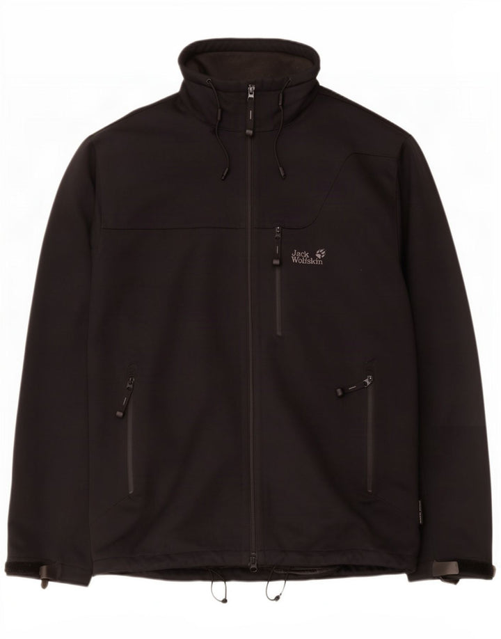 Męska kurtka wiatrówka Jack Wolfskin UK 48 2XL Czarny poliester