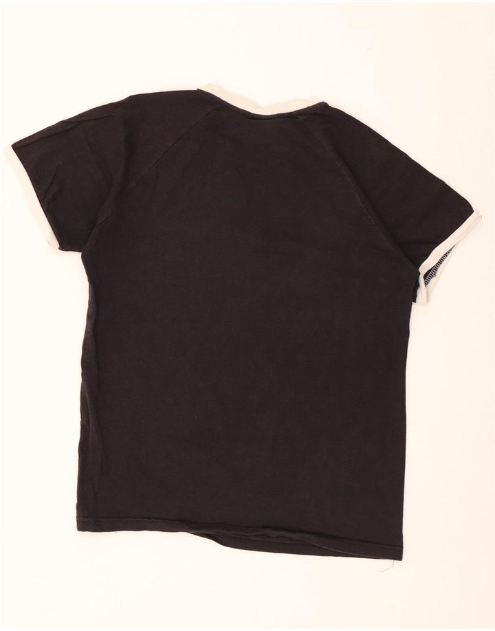 Adidas Męski T-shirt Top Duży Czarny Bawełniany