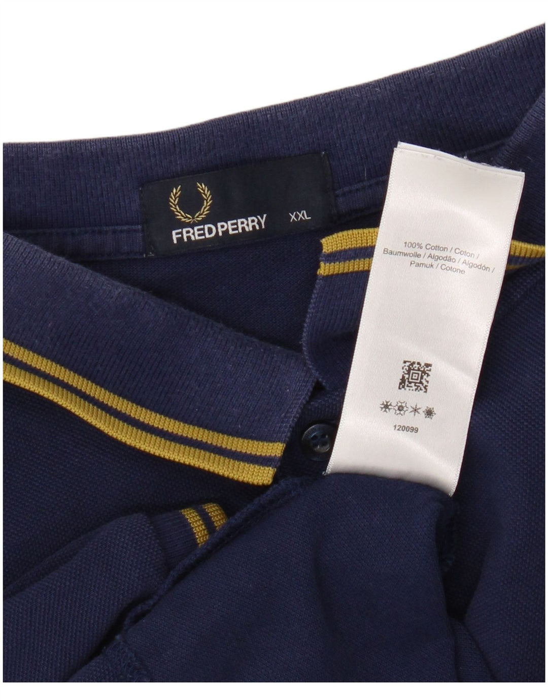 Męska koszulka polo Fred Perry 2XL, granatowa, bawełniana