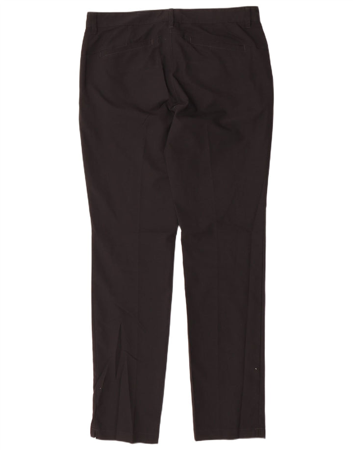 Męskie spodnie Chino Adidas Slim W34 L34 Czarny poliester