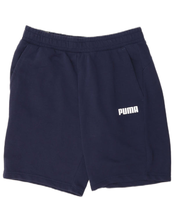 Męskie spodenki sportowe Puma, duże, granatowe, bawełniane