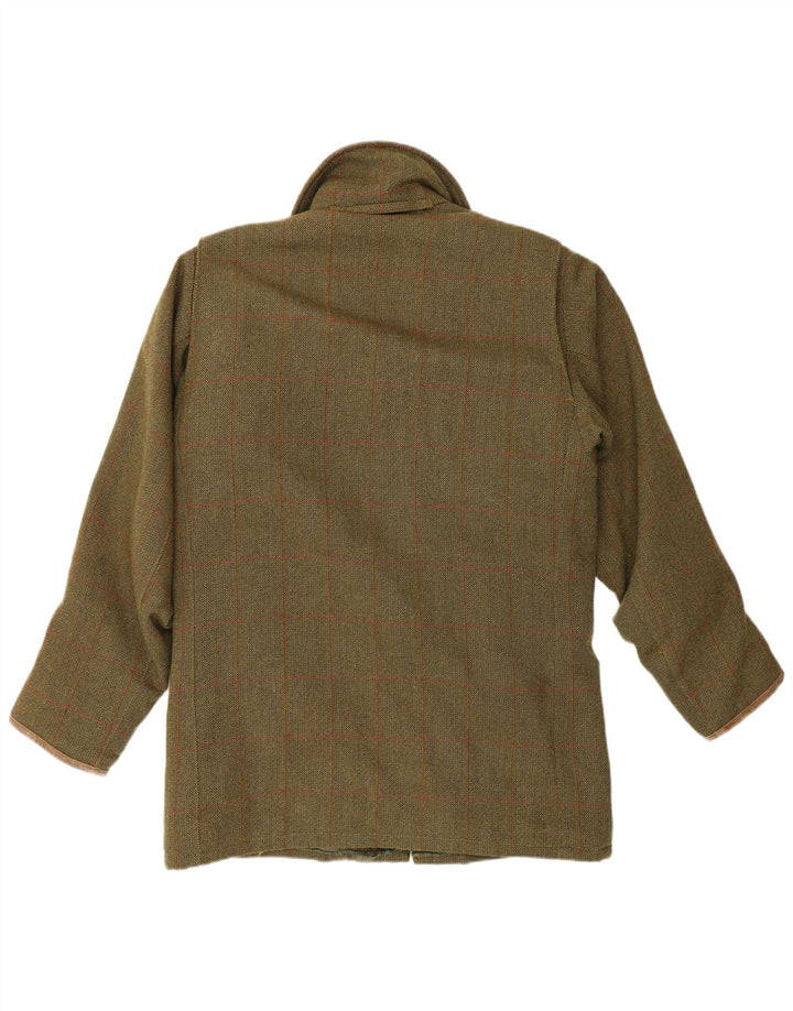 Męska kurtka użytkowa Musto Performance UK 38 Medium Khaki w kratkę New Wool