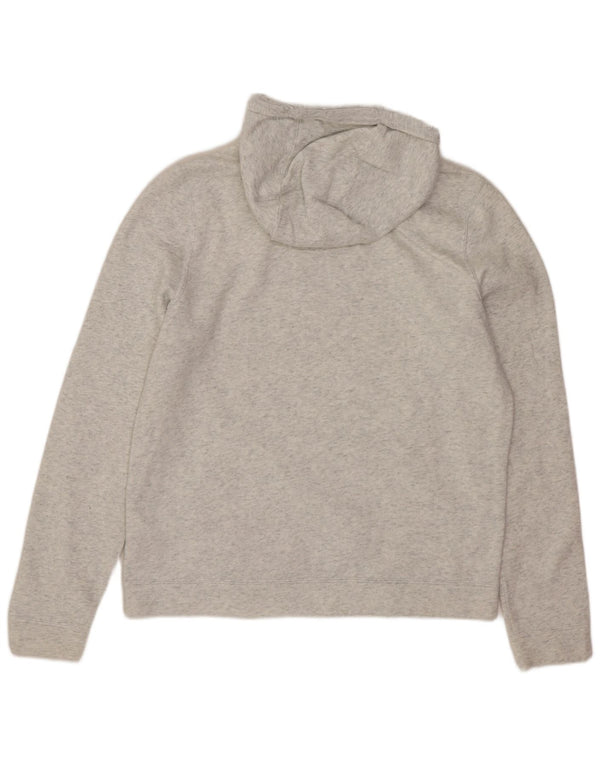 Nike Boys Graphic Hoodie Jumper 13-14 Years XL Grey Flecked Cotton