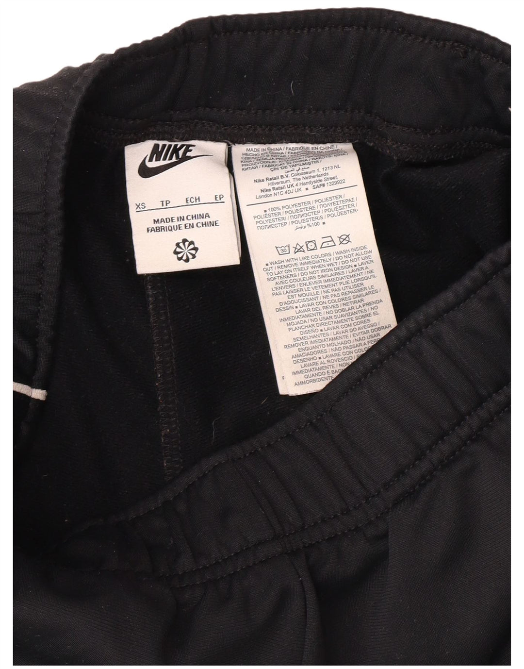 Damskie spodnie dresowe NIKE Joggers UK 4 XS, czarny poliester