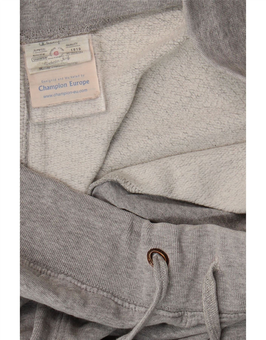 CHAMPION Mens Tracksuit Trousers Joggers Small  Grey Cotton