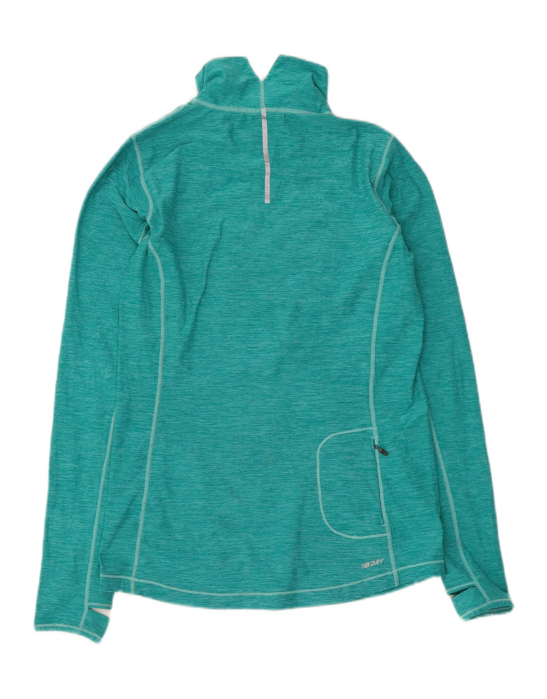 Damski dres New Balance z zamkiem błyskawicznym, UK 12, średni zielony