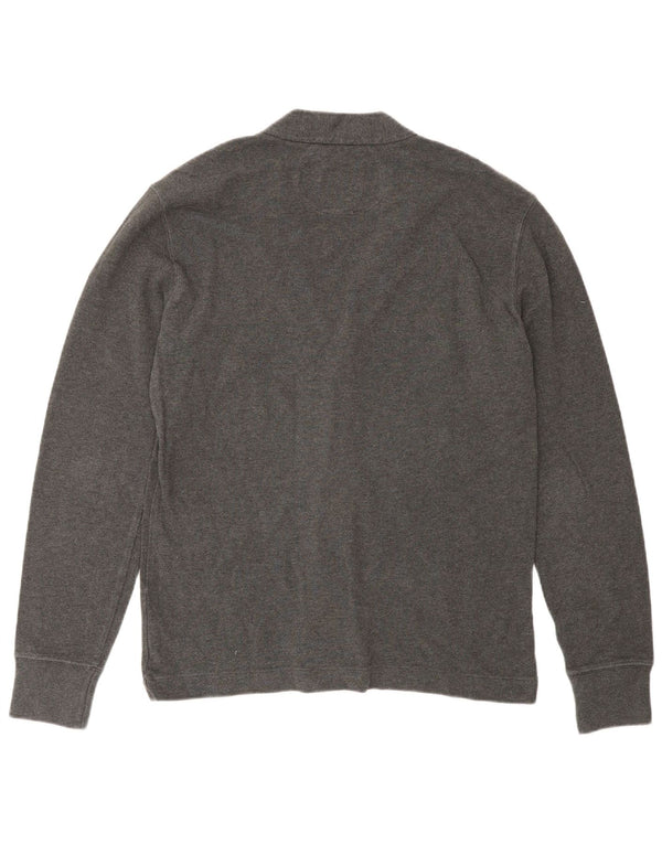 Męski sweter rozpinany Polo Ralph Lauren, mały, szary, bawełniany