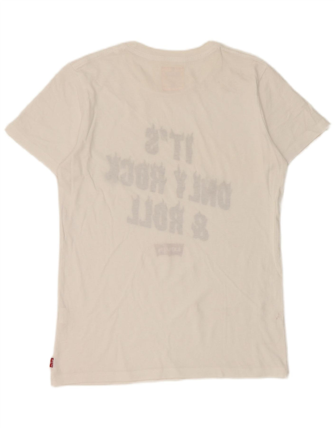 Chłopięcy T-shirt z grafiką Levi's Top 15-16 lat, biała bawełna