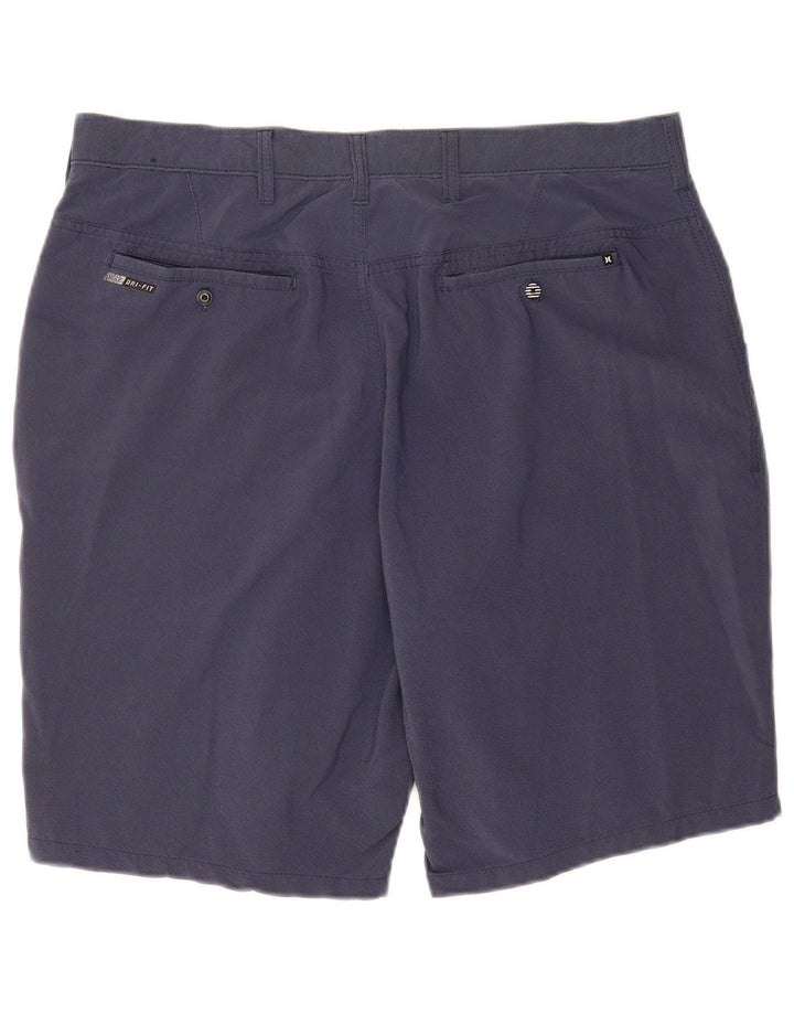 Męskie spodenki Chino Hurley W36, duże, granatowe, nylonowe