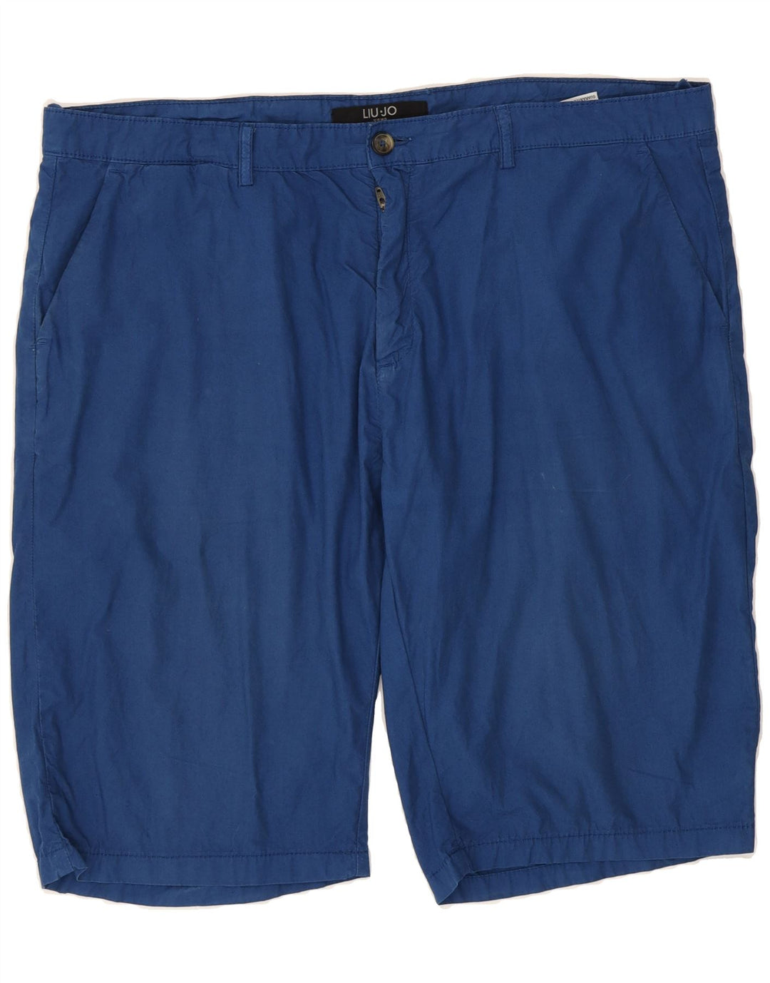LIU JO Mens Chino Shorts W40 XL Blue Cotton Vintage Liu Jo and Second-Hand Liu Jo from Messina Hembry 
