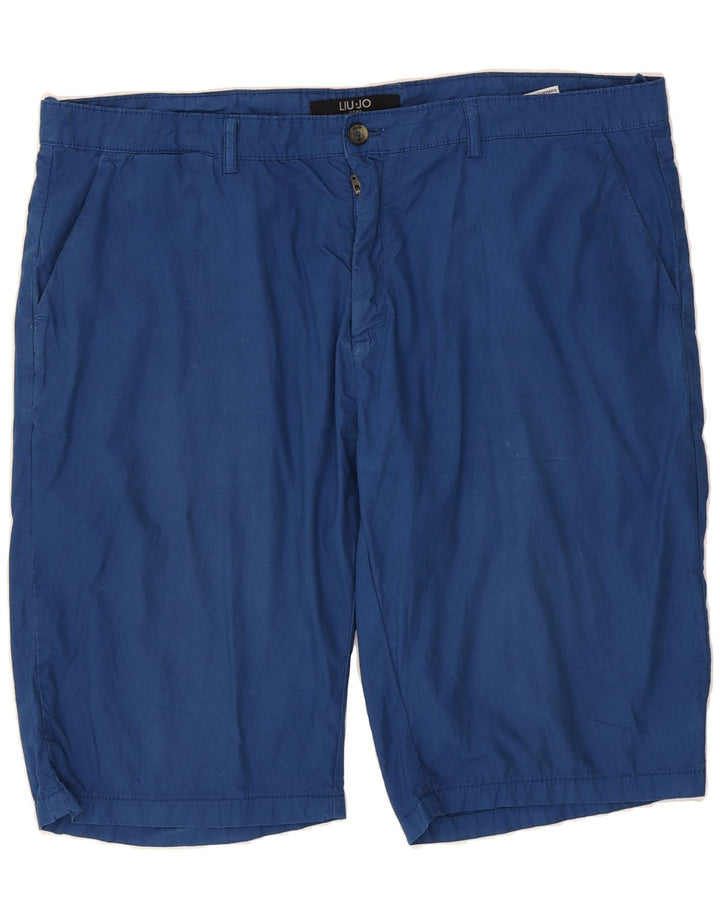 LIU JO Mens Chino Shorts W40 XL Blue Cotton Vintage Liu Jo and Second-Hand Liu Jo from Messina Hembry 