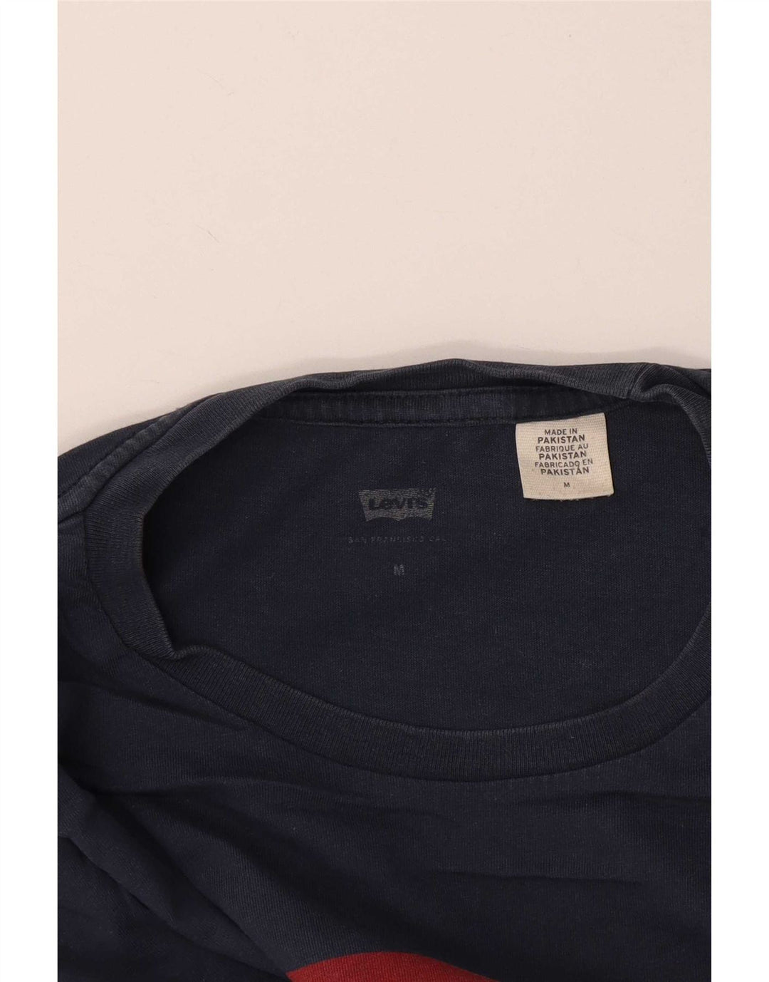 Męski T-shirt z grafiką Levi's, średni, granatowy