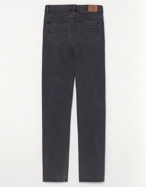 Dack's Mens Straight Jeans IT 50 Large W32 L31 Navy Blue Cotton