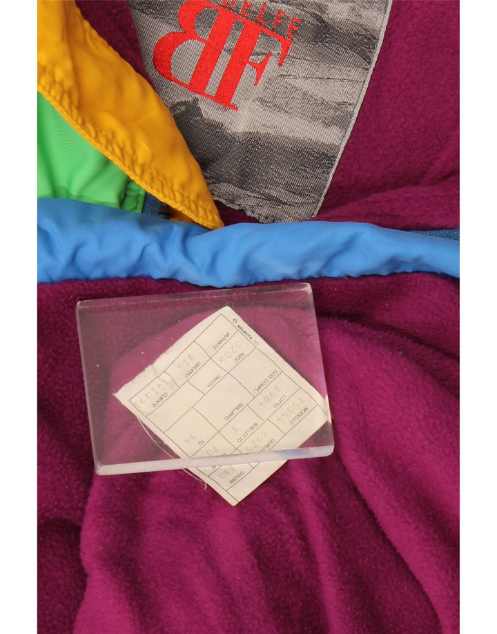 Męska kurtka narciarska BELFE IT 54 2XL Niebieski poliester z blokami kolorów