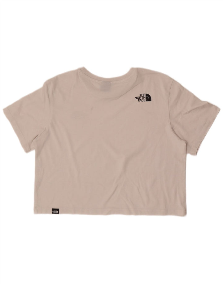 Damska koszulka Crop Top The North Face UK 14, kolor średni biały