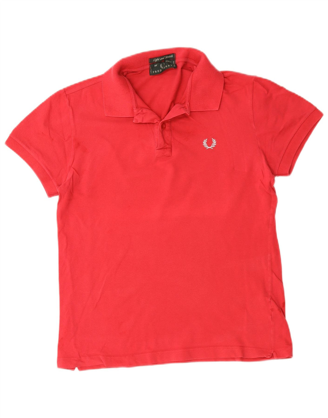 Męska koszulka polo Fred Perry, bawełniana, w kolorze średnio czerwonym