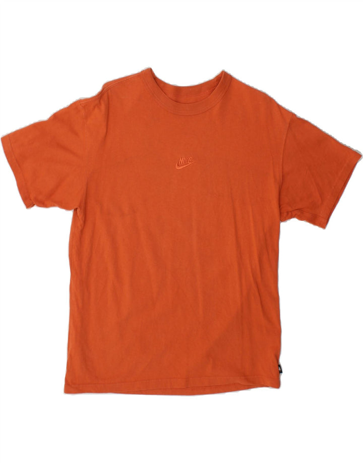 NIKE Mens T-Shirt Top Small Orange Cotton Vintage Nike and Second-Hand Nike from Messina Hembry 