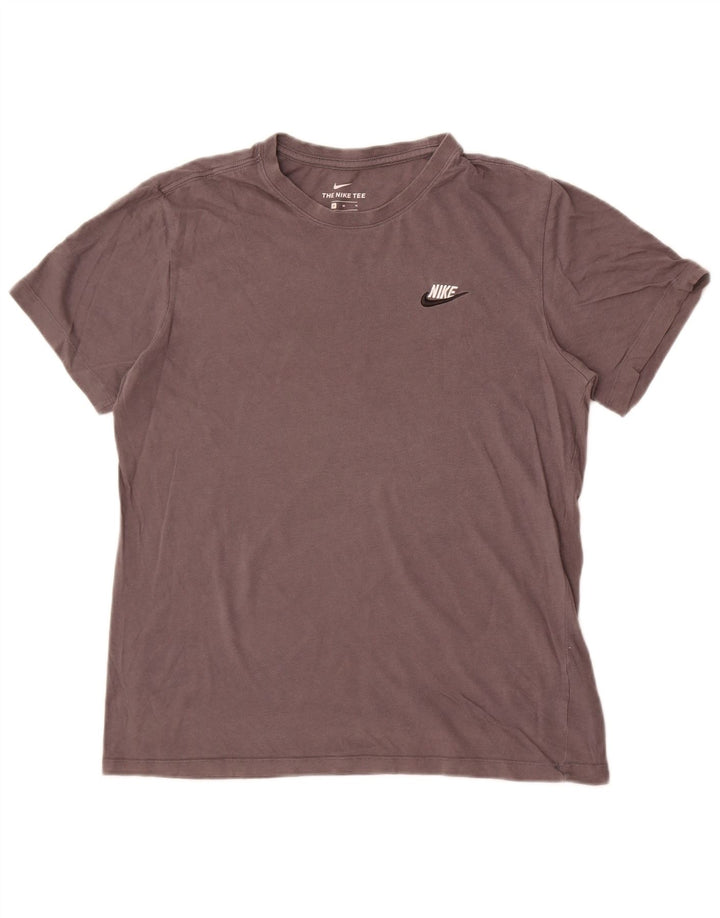 T-shirt męski Nike, średnioszary, bawełniany