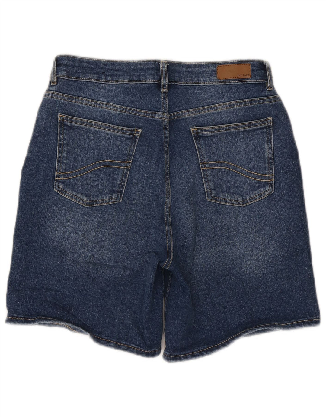 Damskie spodenki jeansowe Fat Face Darley UK 12 Medium W28 Niebieskie bawełniane