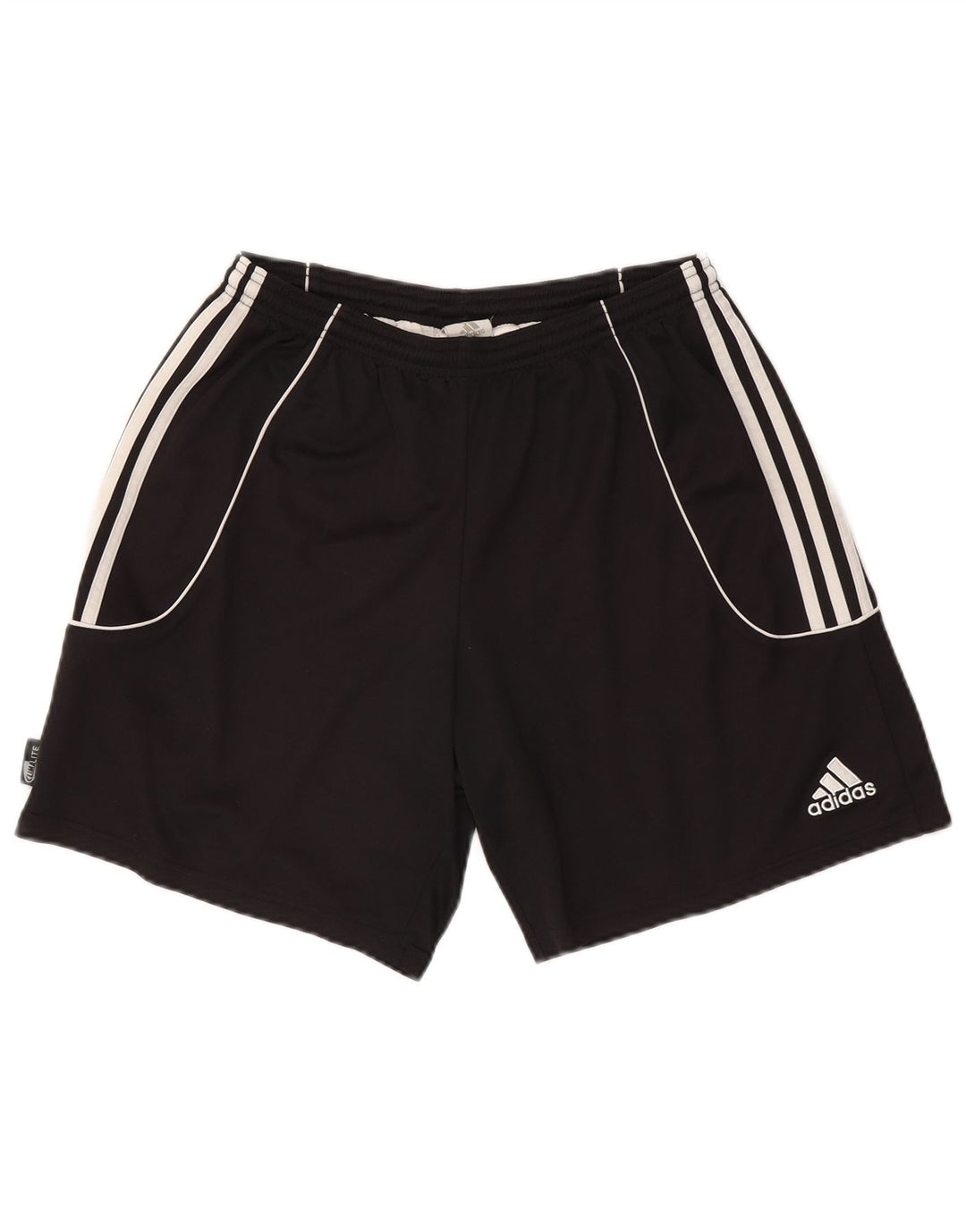 Męskie spodenki sportowe Adidas Climalite, duże, czarne, poliestrowe