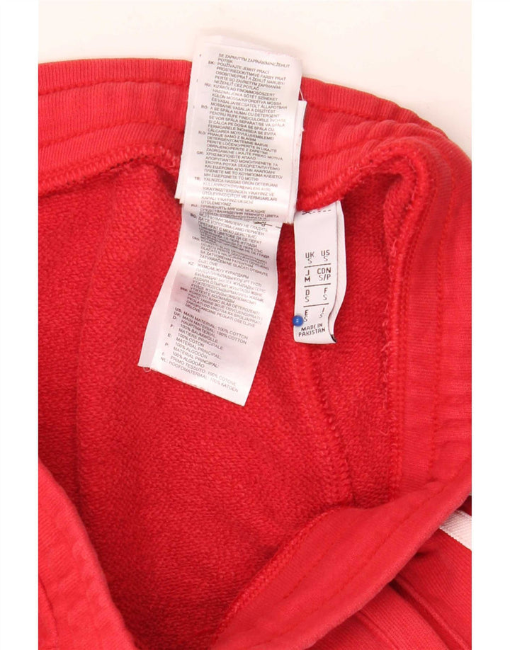 Męskie spodenki sportowe Adidas, małe, czerwone, bawełniane