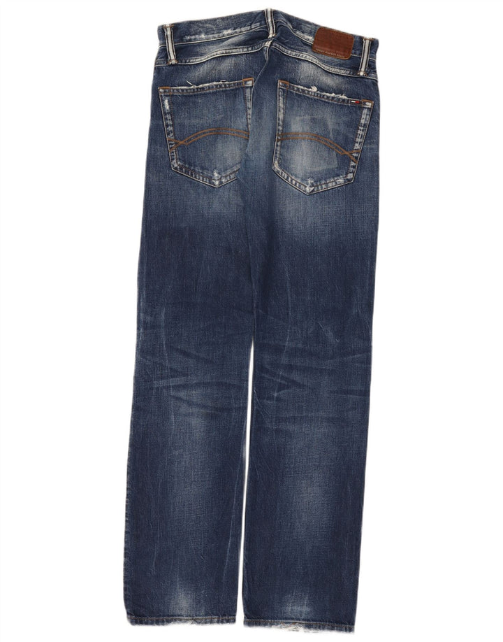 Damskie jeansy Tommy Hilfiger Ryder Distressed Regular Straight W29 L32 Niebieskie