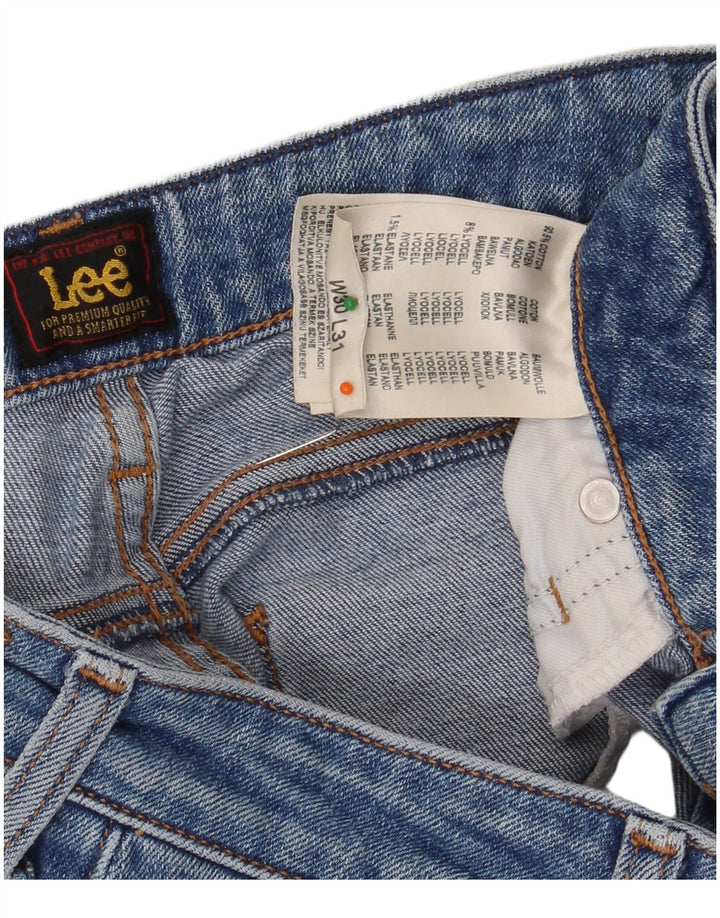 Damskie jeansy slim fit LEE W30 L31 Niebieskie bawełniane
