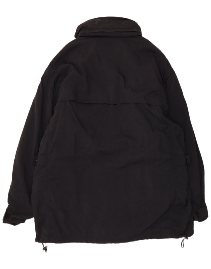 Męska kurtka użytkowa IT 54 2XL w stylu vintage, czarny nylon