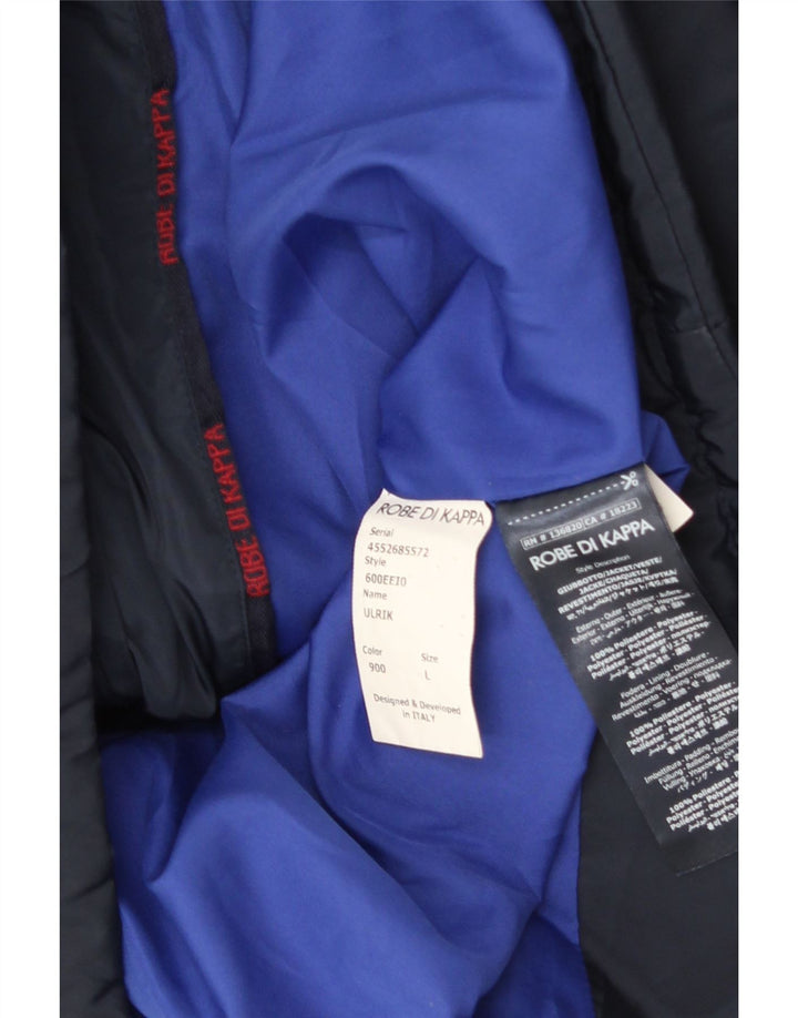 Męska ocieplana kurtka Kappa UK 40, duża granatowa, poliester