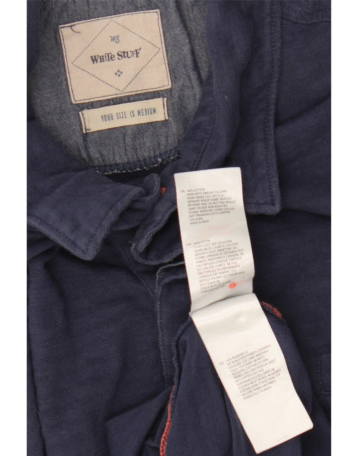 Męska koszulka polo White Stuff, średnia, granatowa, bawełniana