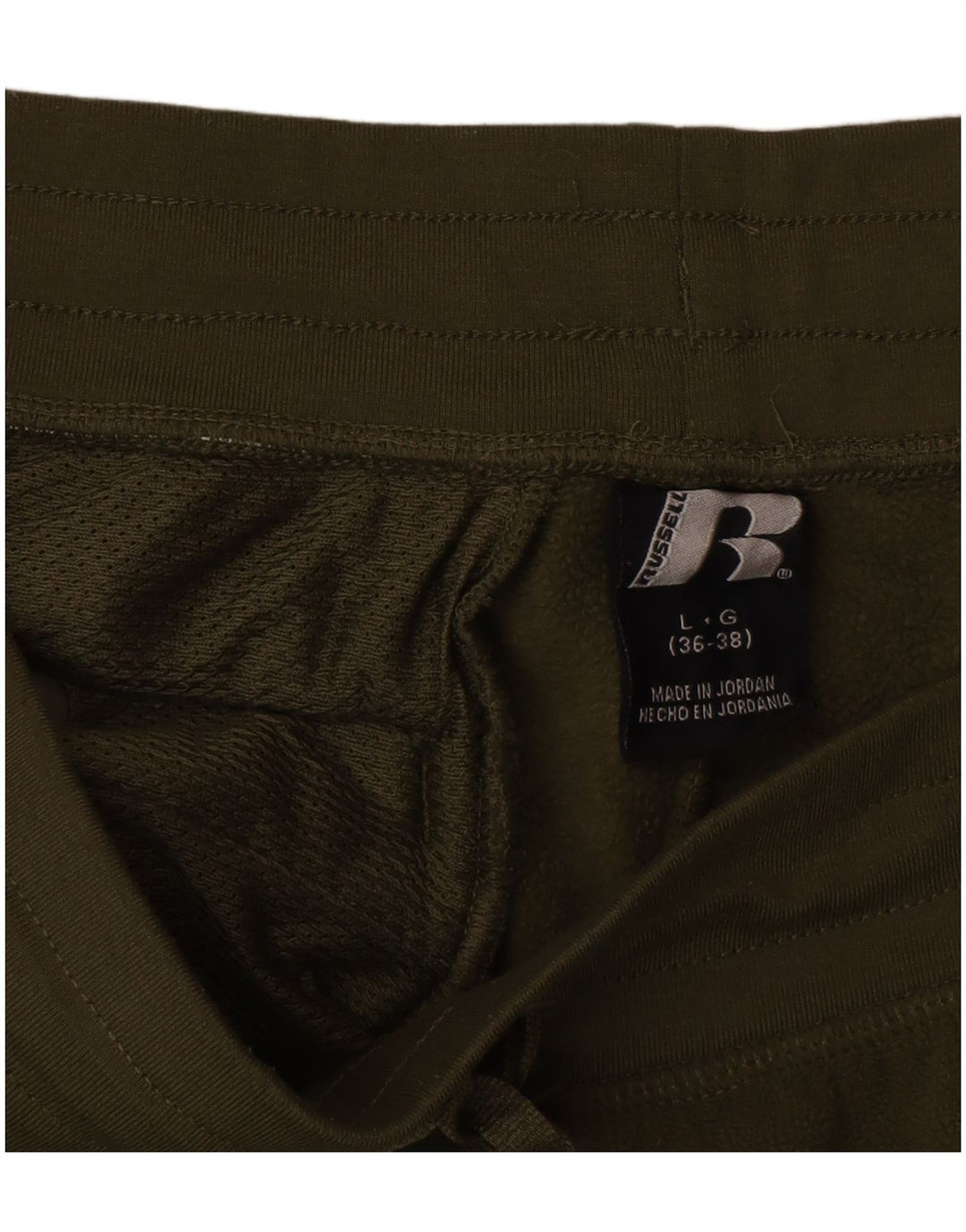 Męskie spodnie dresowe Russell Athletic Joggers, duże bloki kolorów khaki
