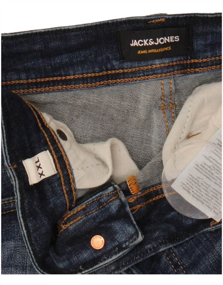 Męskie spodenki jeansowe JACK & JONES 2XL W42, niebieska bawełna