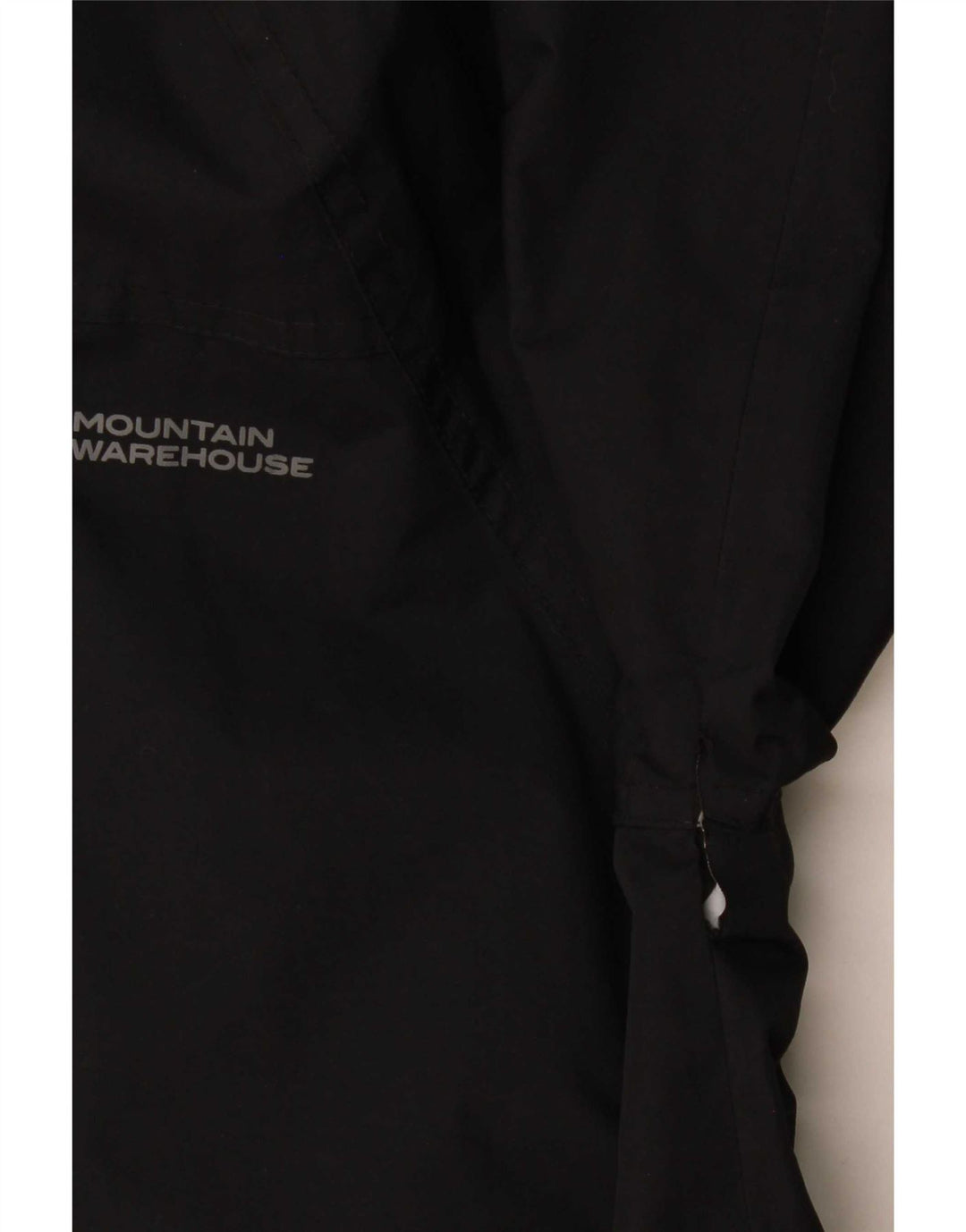 Męska kurtka przeciwdeszczowa z kapturem Mountain Warehouse UK 36, mała, czarna, poliester