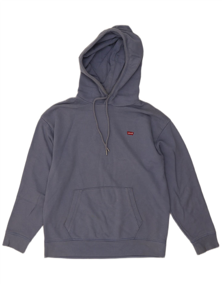 Męski sweter z kapturem Levi's, średni granatowy, bawełniany