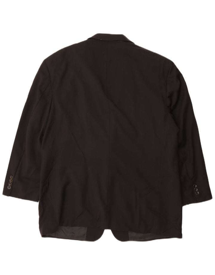 Męska marynarka zapinana na 2 guziki HUGO BOSS EU 56 3XL Czarna nowa wełna