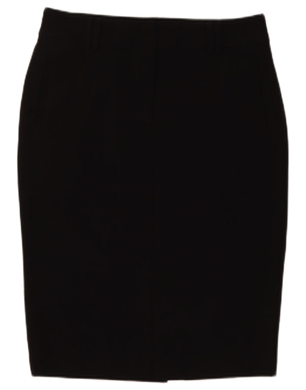 Marks & Spencer Damska spódnica ołówkowa UK 12 Medium W30 Czarny poliester