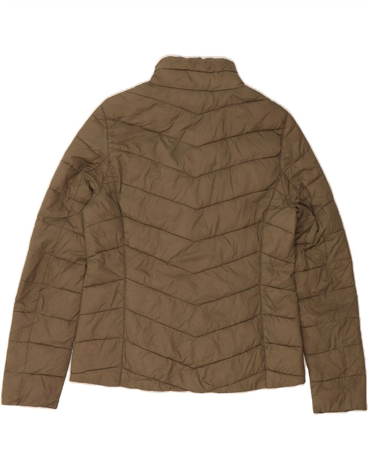 BARBOUR Womens Padded Jacket UK 14 Medium Khaki Polyamide Vintage Barbour and Second-Hand Barbour from Messina Hembry 