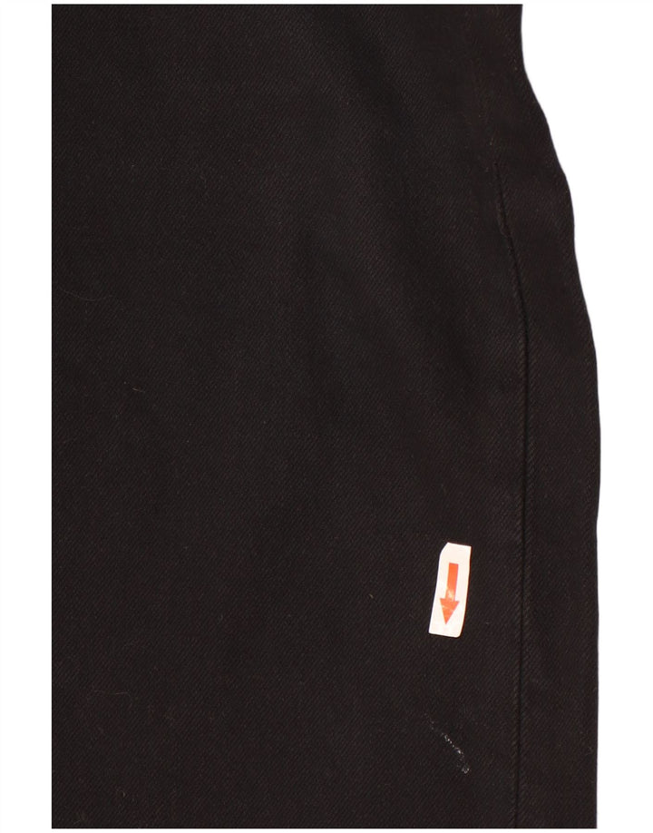 Męskie dżinsy Levi's 501 Straight W32 L32 Czarna bawełna