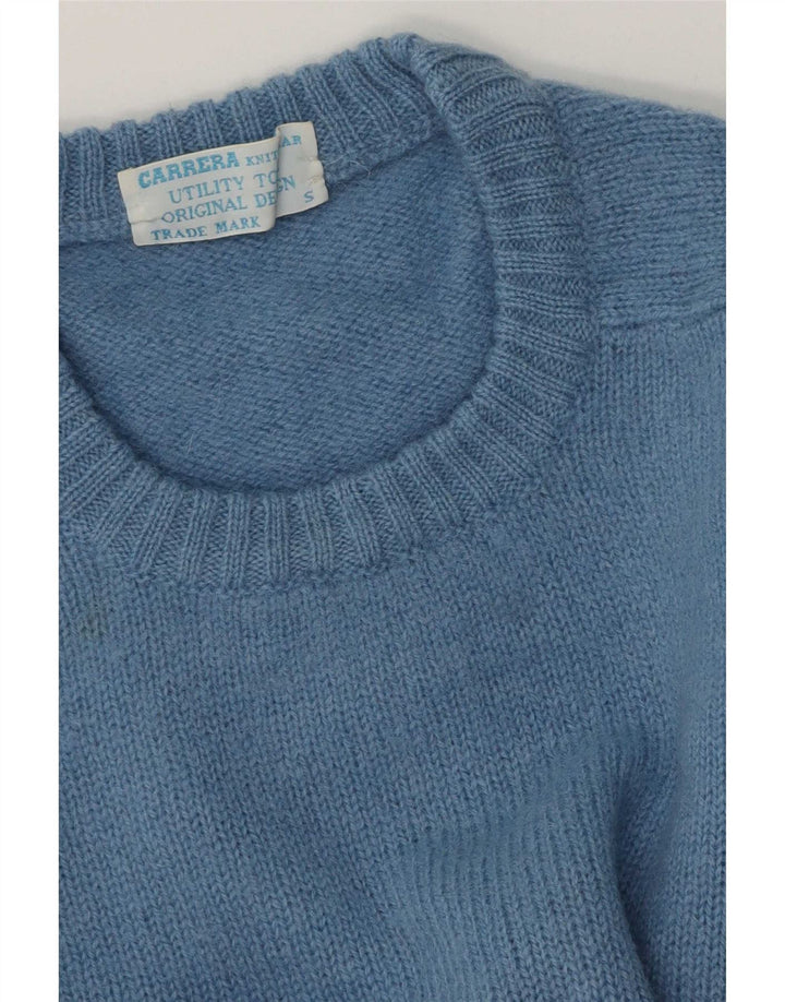 Sweter damski Carrera z okrągłym dekoltem UK 10, mały niebieski