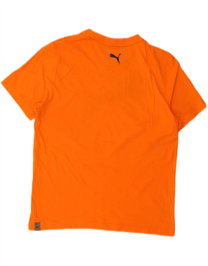 Męski T-shirt Puma z grafiką, mały, pomarańczowy