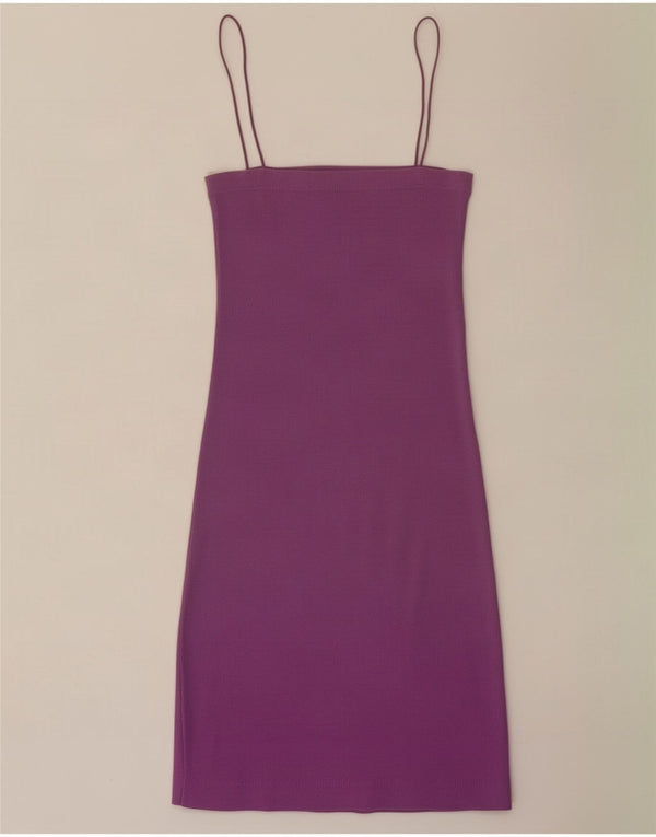 Zara Womens Slip Dress UK 10 Small Purple
