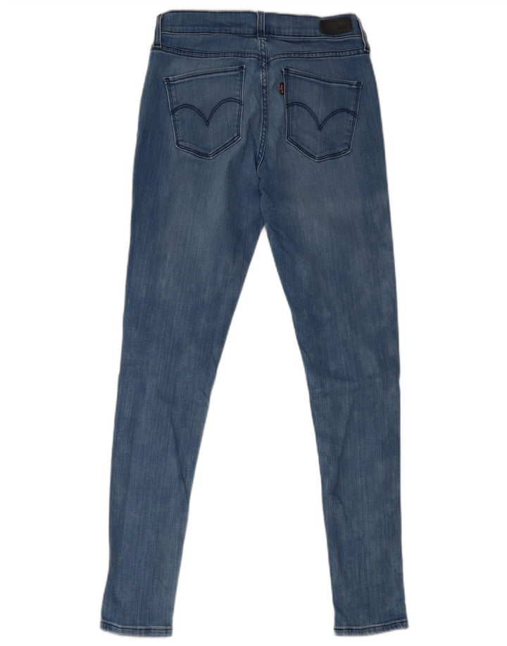 Damskie jeansy Levi's Skinny W28 L30 Niebieskie bawełniane