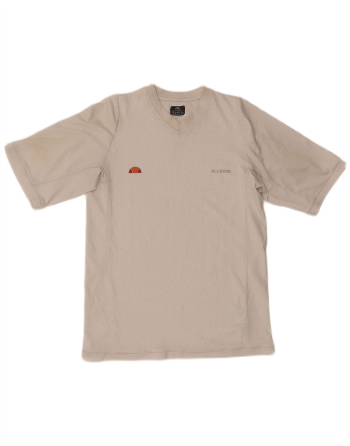 T-shirt męski Ellesse Top, średni biały poliester