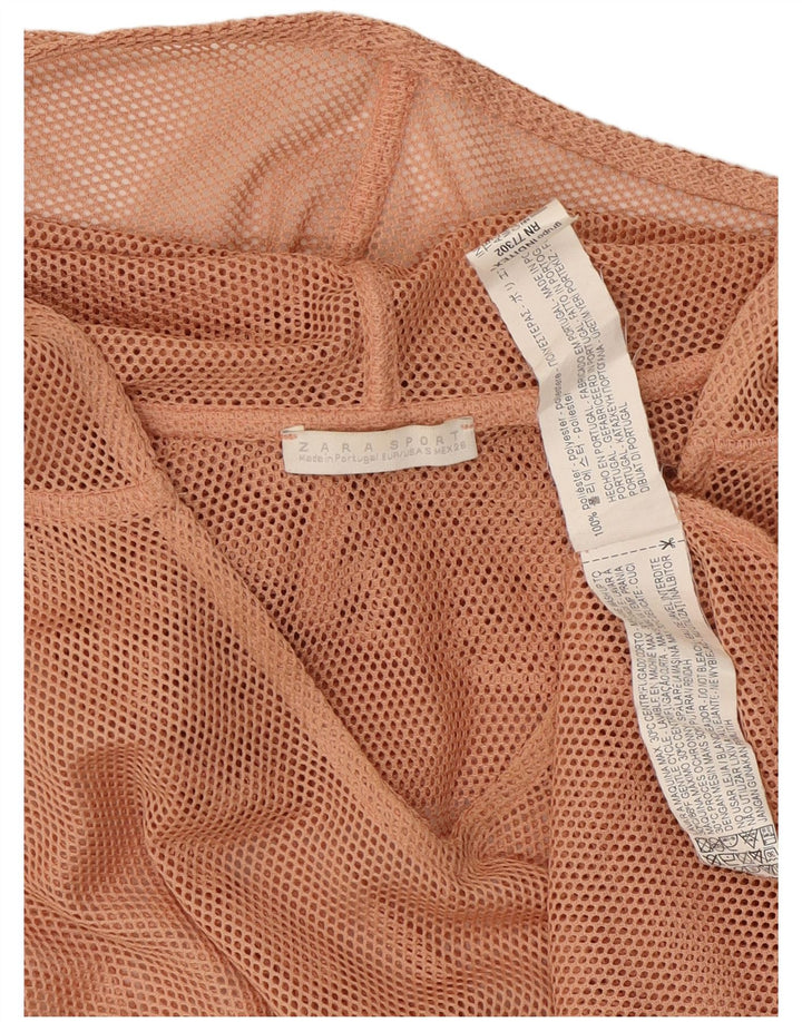 Damska bluza dresowa z kapturem oversize Zara UK 10 Small Pink