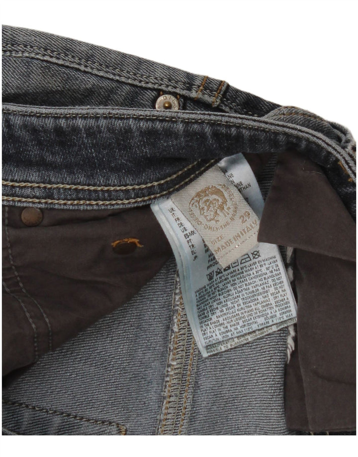 Męskie jeansy Diesel Slim W29 L28 Niebieskie bawełniane