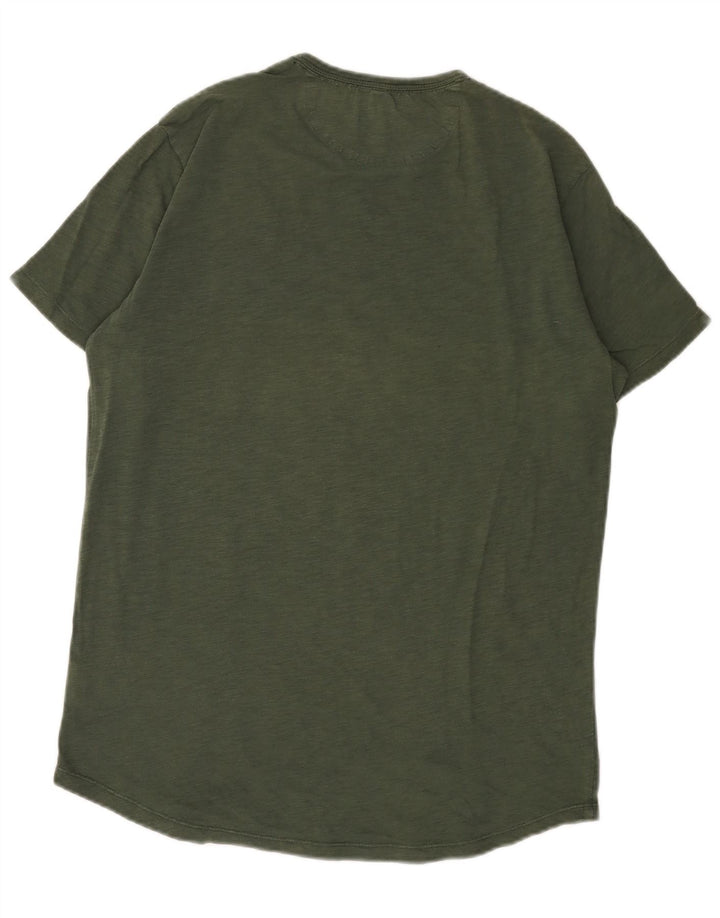 T-shirt męski Sun68, duży, bawełniany khaki