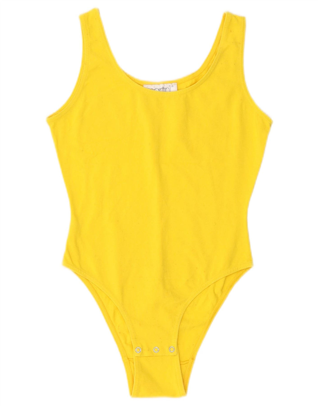 Body damskie w stylu vintage UK 6 XS w kolorze żółtym