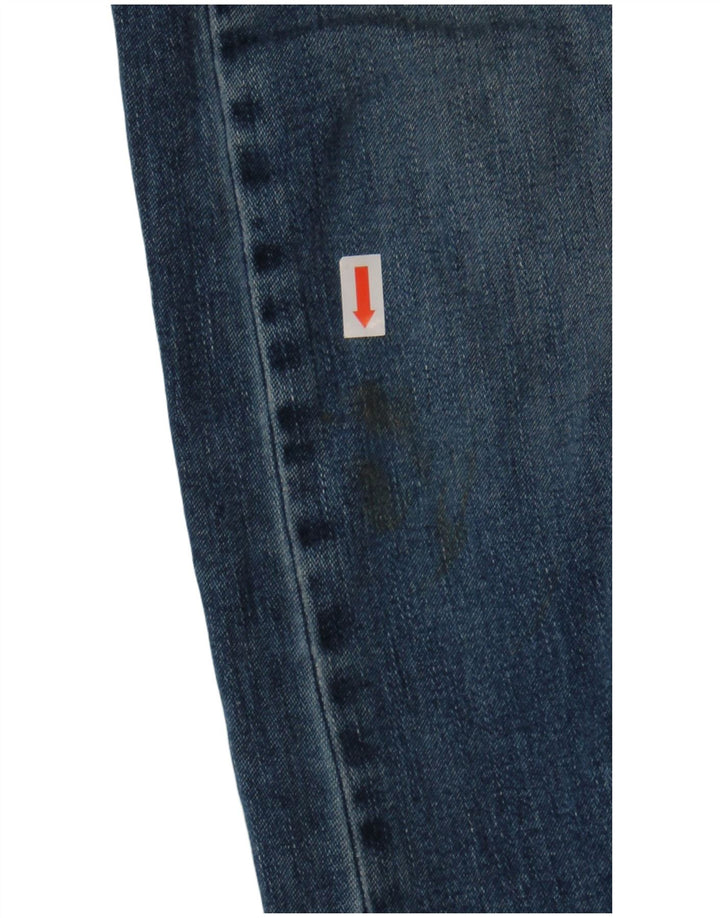 Marks & Spencer Damskie jeansy slim W30 L33 Niebieskie, bawełniane