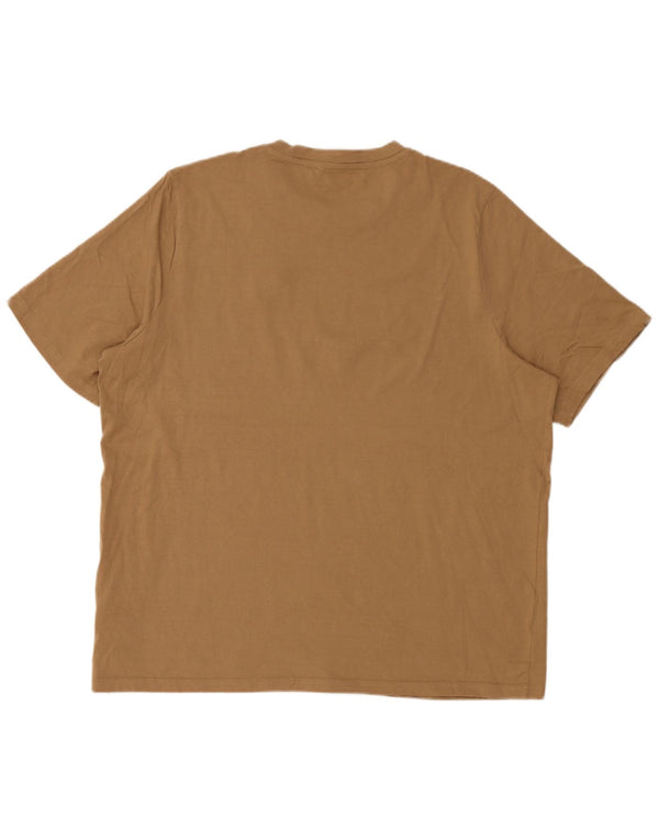 T-shirt męski Puma Top 2XL Beżowa bawełna