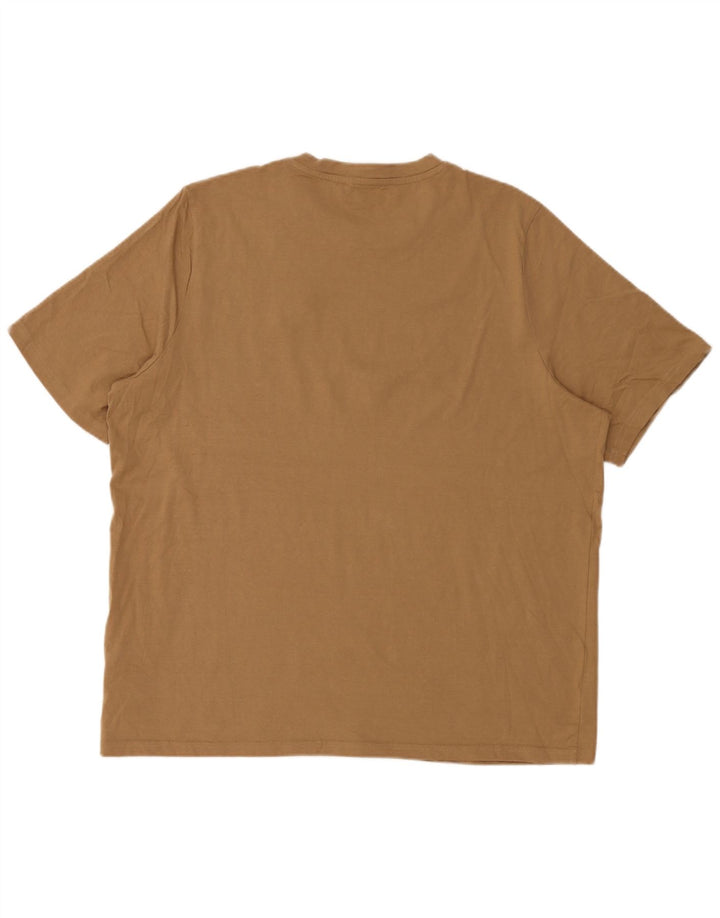 T-shirt męski Puma Top 2XL Beżowa bawełna